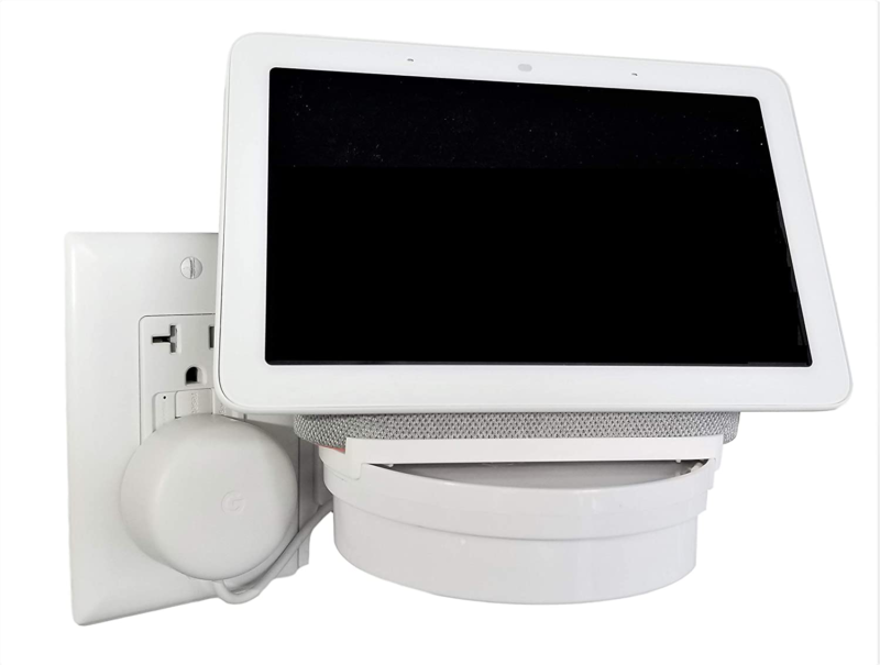 The Google Home Hub Nest Hub [gen 1 And Gen 2] Mount For Electrical Outlets. Ful