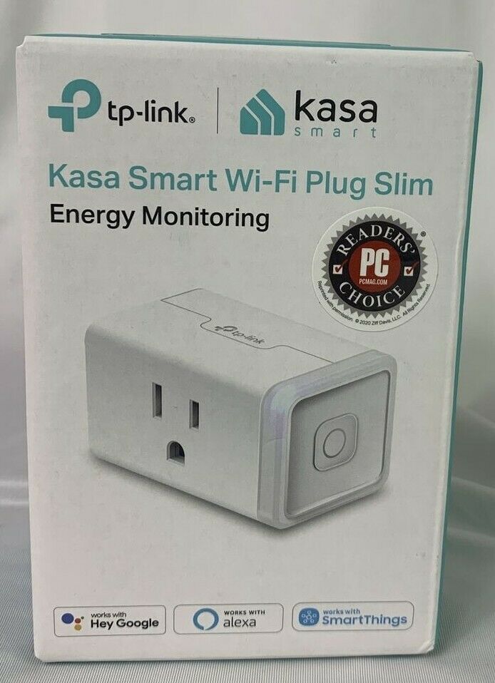 Tp-link Kasa Smart Wi-fi Plug Slim With Energy Monitoring (kp115)