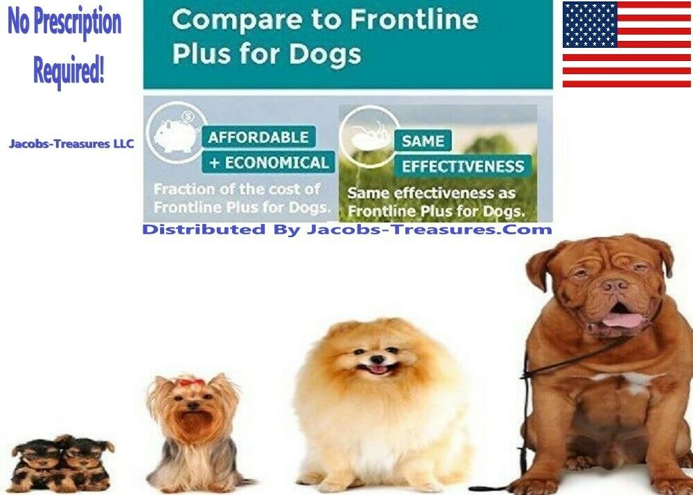 3 Month's Generic,  Frontline Plus For Dogs 45-88 Lbs , Large Dogs, F&t+