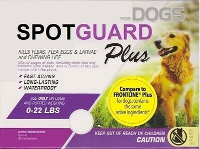 6 Doses Generic Frontline Plus For Small Dogs 0-22 Lbs Flea Tick 6 Month Supply