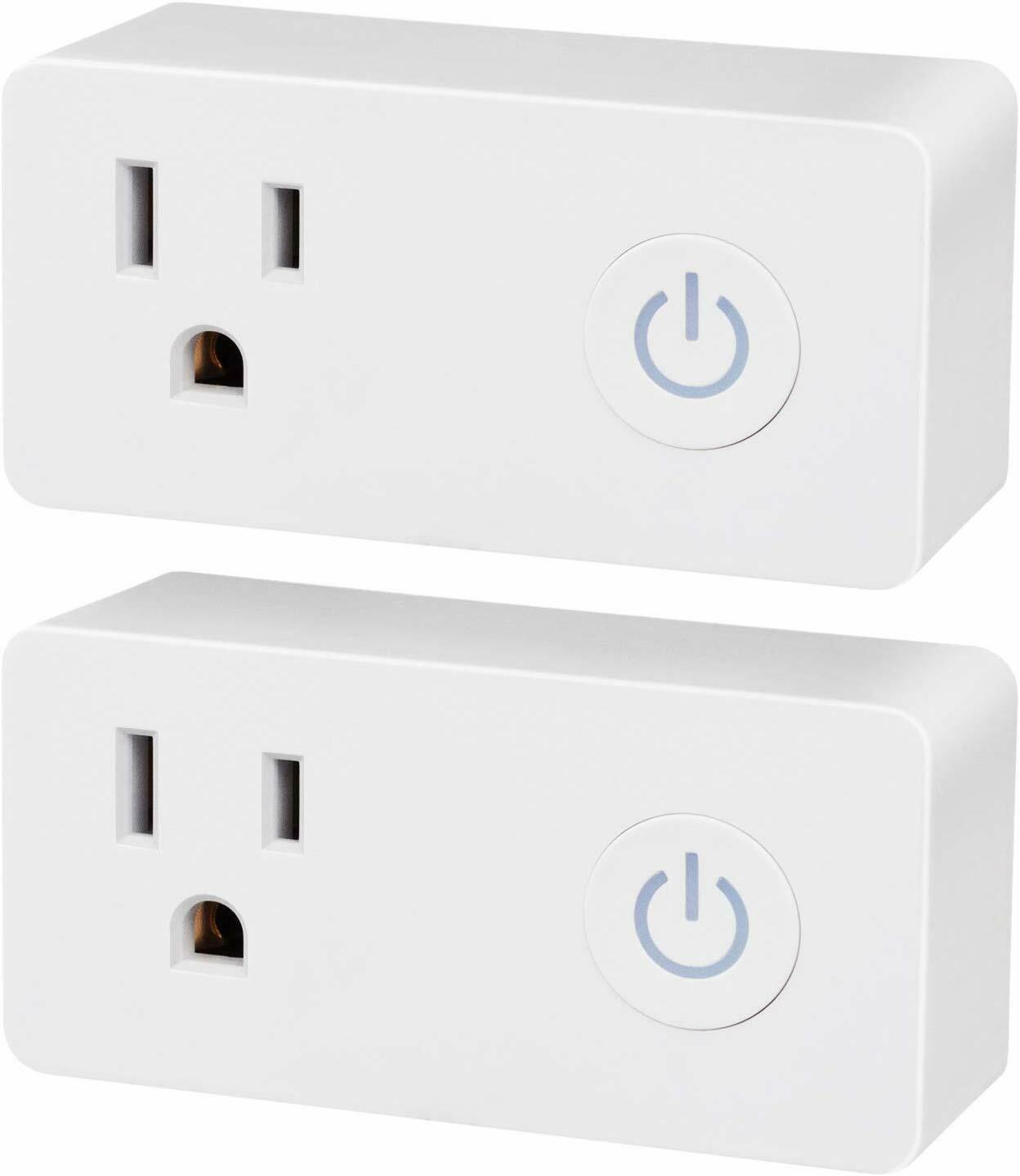 Bn-link Wi-fi Smart Plug Outlet Works With Alexa And Google Assistant- One Piece