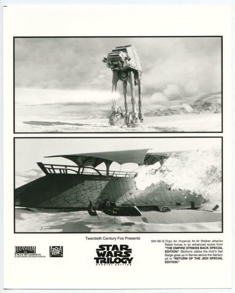 Star Wars Trilogy 1997 8x10 Empire Strikes Back Org Movie Photo 7548