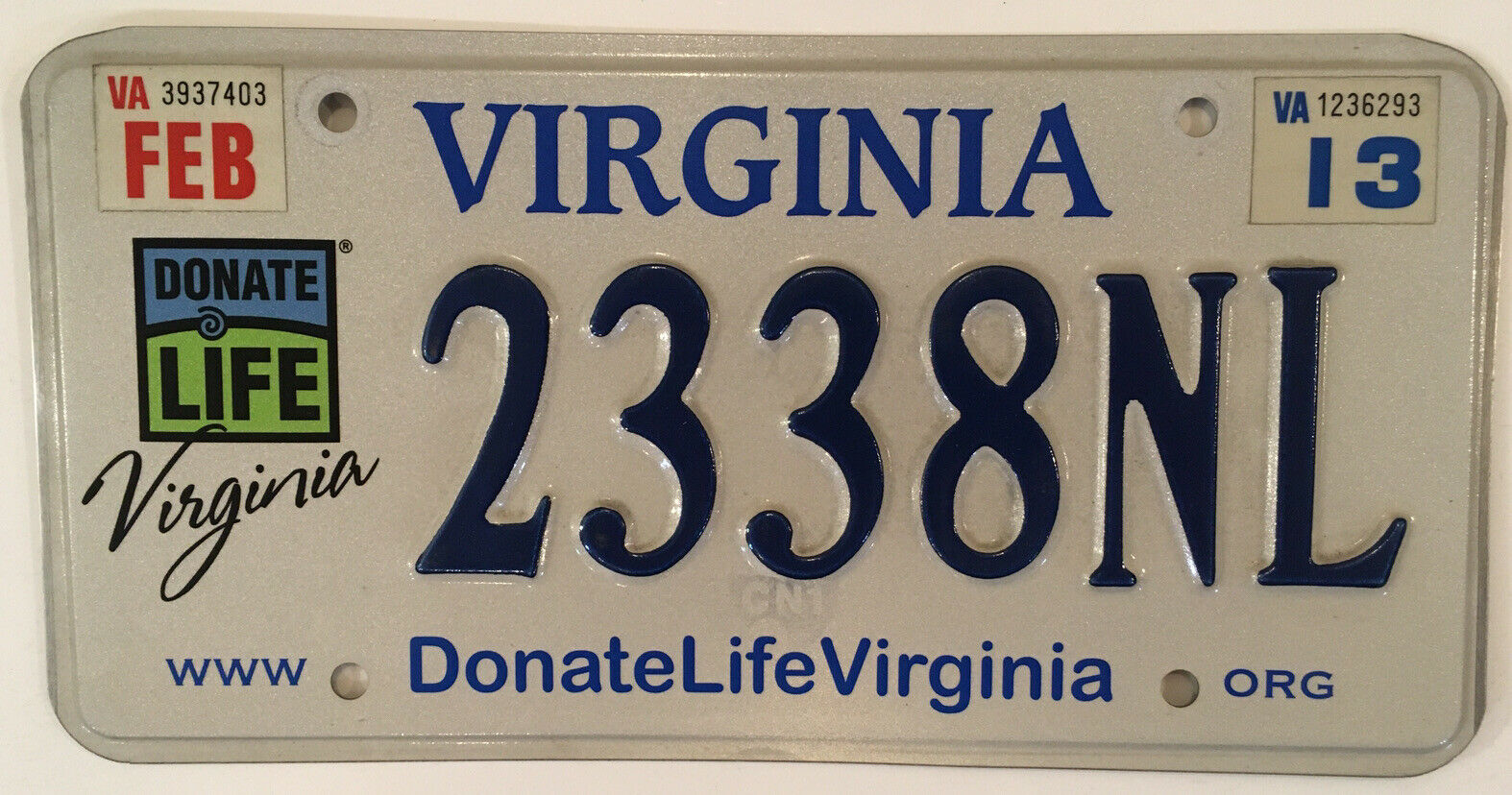 Donate Life License Plate Organ Donor Save Lives Transplant Heart Liver Aopo Va