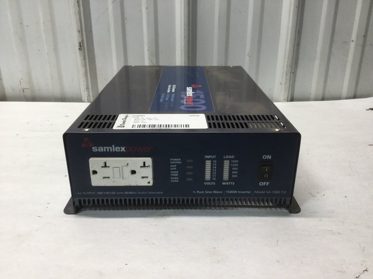 2004 All Other All Apu Inverter: P/n 01-6152-1127