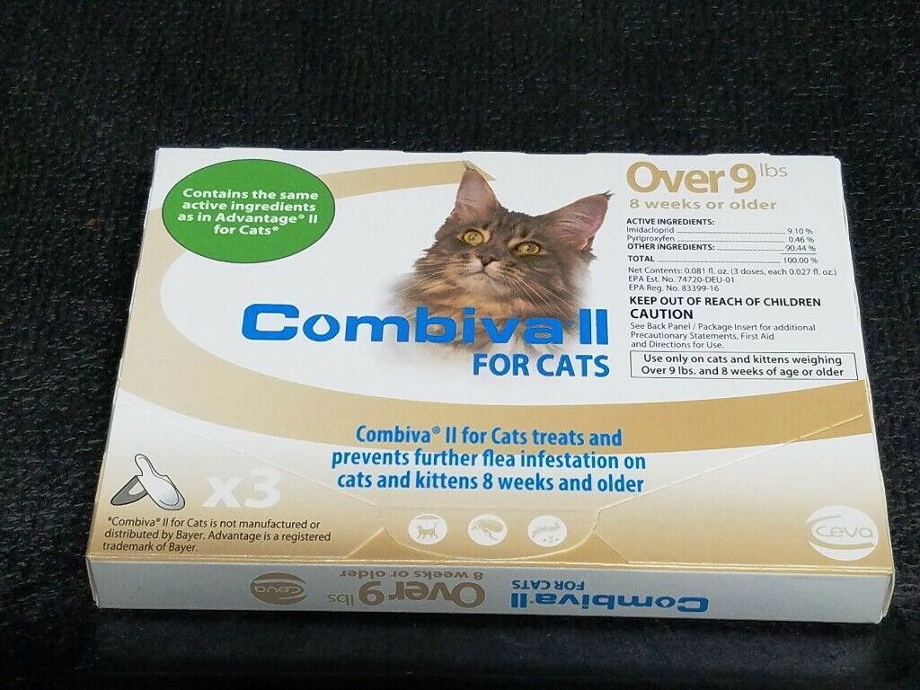 Combiva Ii For Large Cats And Kittens [over 9 Lbs] (3 Count)