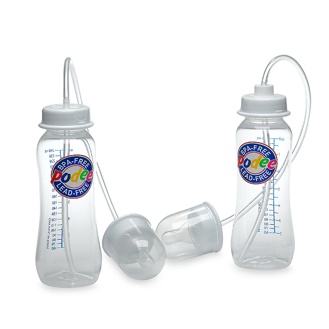 Podee Hands Free Baby Bottle Anti-colic System ~ (twin Pack 2)- 9oz  Bottles