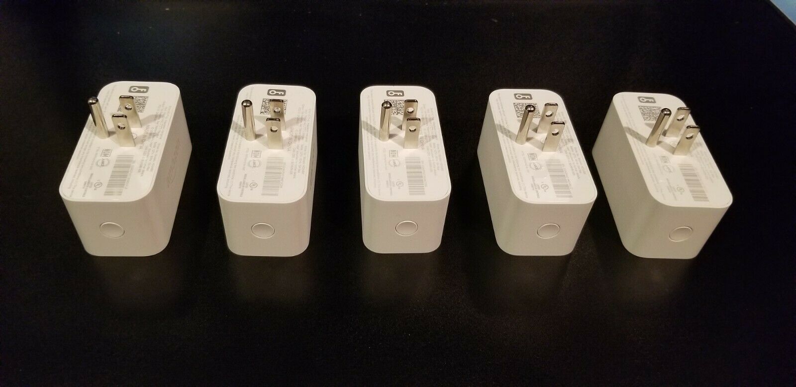 Five White Amazon Smart Plugs In Excellent Condition - Barely Used!