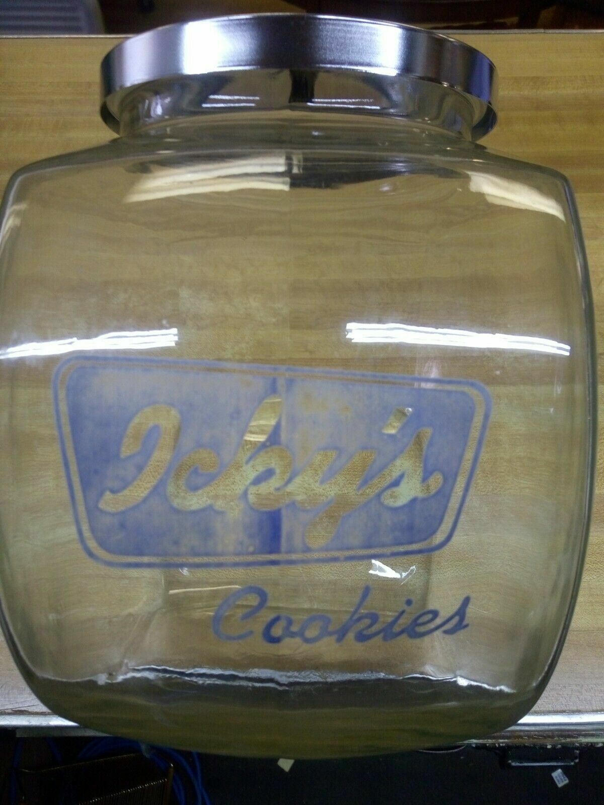 Vintage Icky's Cookie Jar 1940’s 1950's With Lid