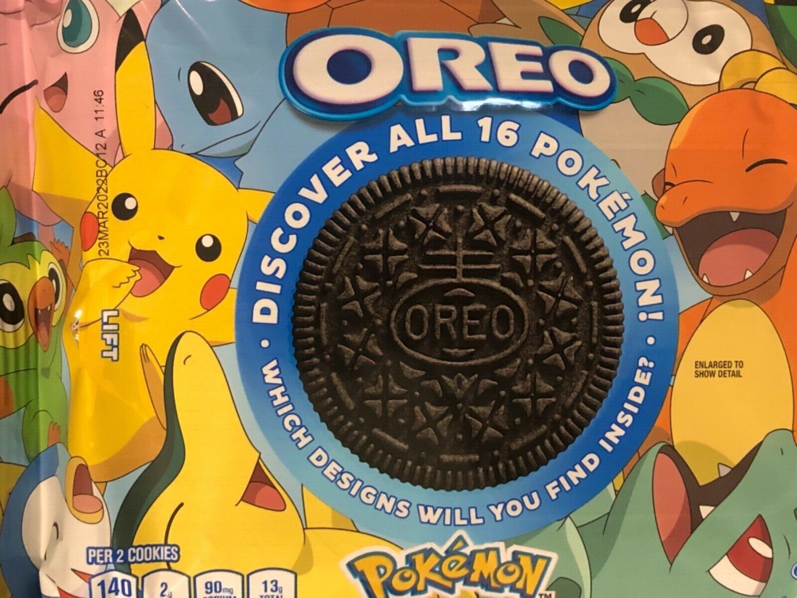 **rare**pokemon Oreo Cookies Limited Edition Collectibles Exp 03/2023