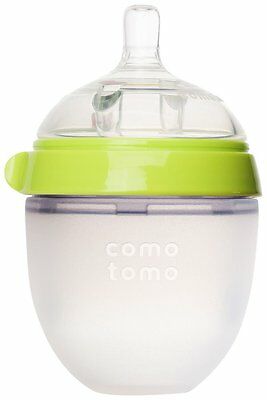 Comotomo 5 Oz Slow Flow Bottle - Green