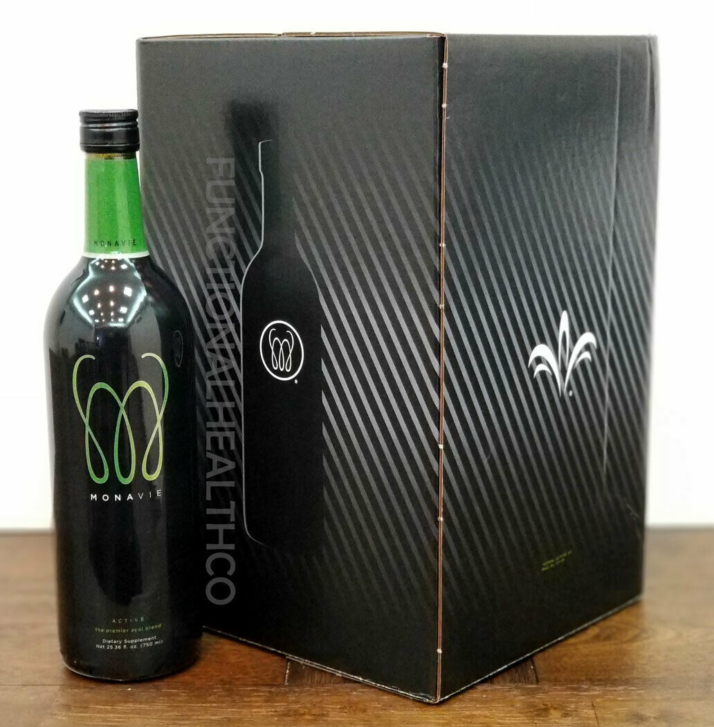 Monavie Active 1 Case / 4 Bottles - 12/13/2021 Use By Date