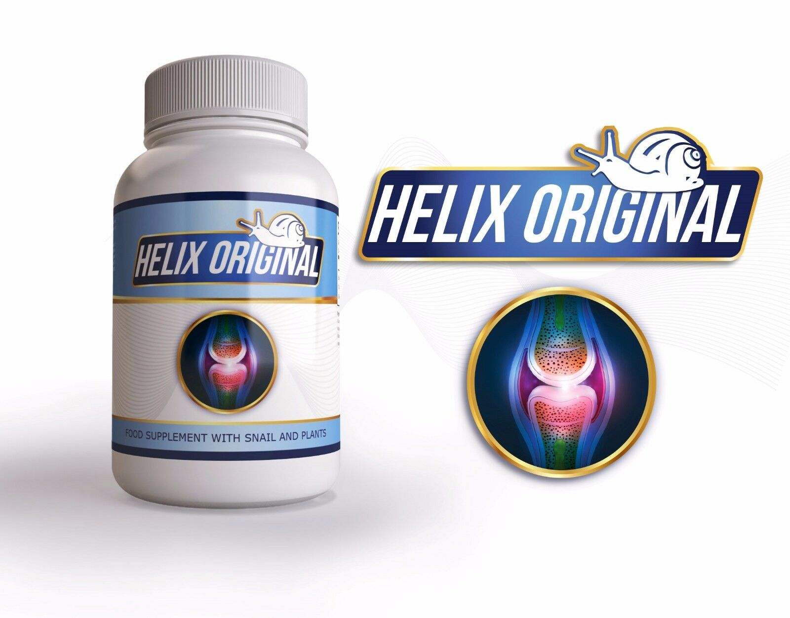 Helix Original 100% Natural Advanced Joint Support Supplement Formula Snail
