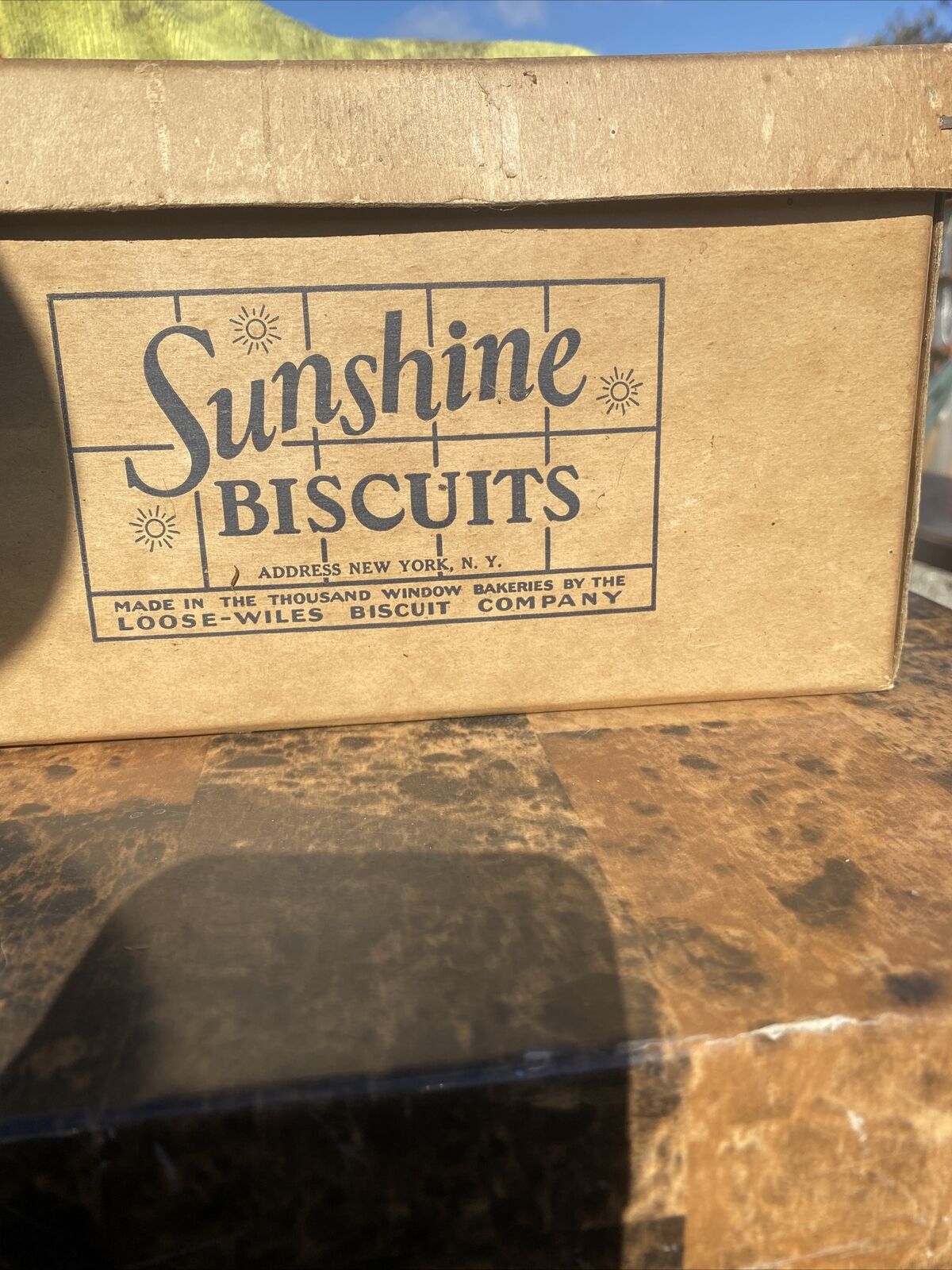 Sunshine Biscuits Cardboard Box