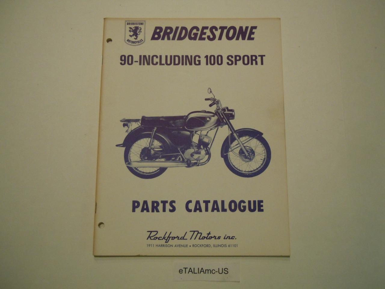 Bridgestone 90 Std Tr M Sp - 100 Sp Tr  Series  Parts Catalog By Rockford Motors