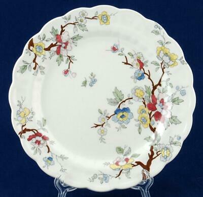 Booths Chinese Tree Lunch Luncheon Plate A8001 Multi-colored Floral