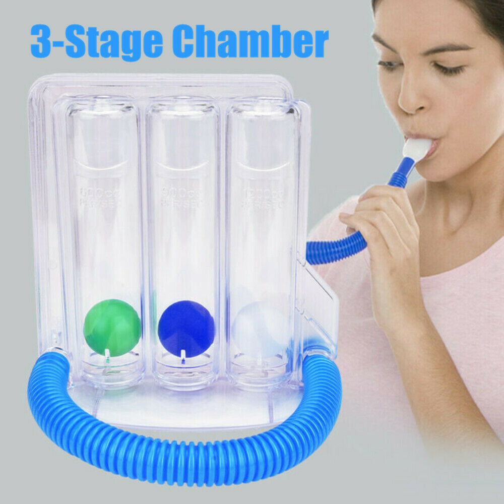 Deep Breathing Lung Exerciser Incentive Spirometer Respiration Sterile Devices