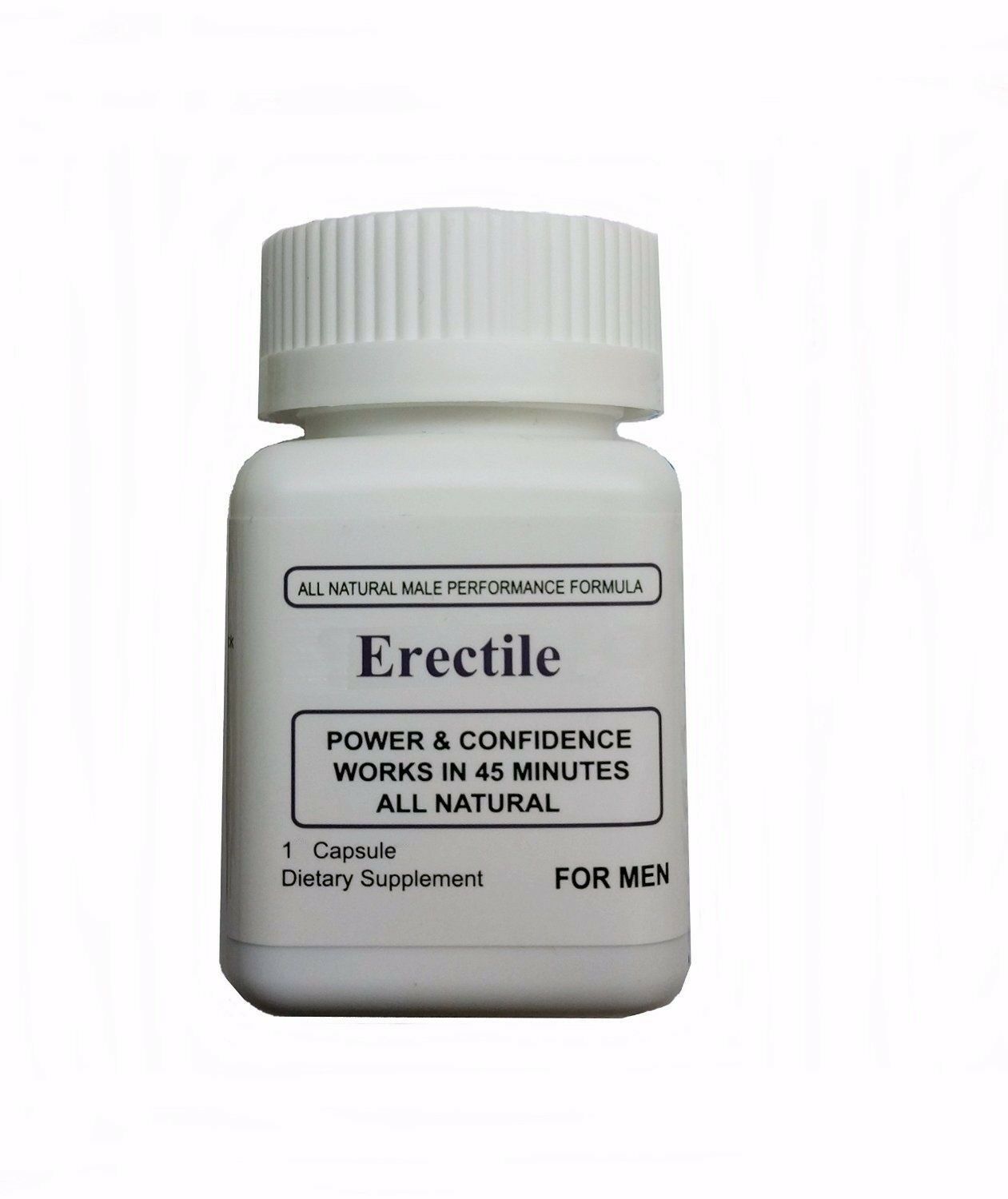 Erectile Testosterone Booster Male Enhancing Performance Pill - 12 Count