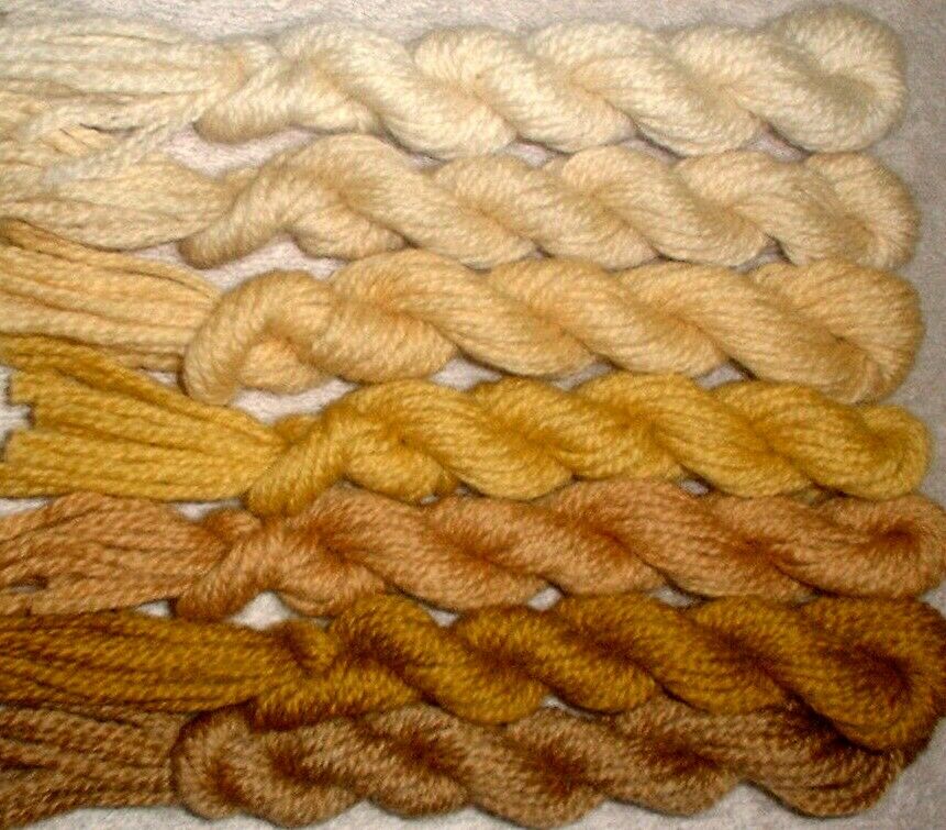 Paternayan Wool 3ply Persian Yarn Needlepoint Crewel 750 Old Gold Family