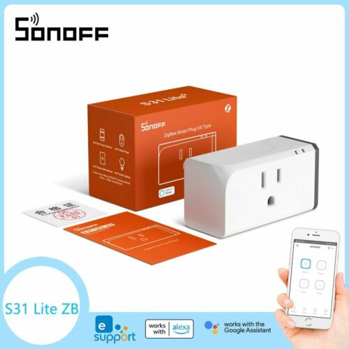 Sonoff S31 Lite Zigbee Smart Plug Switch Us Socket Power Wifi App Remote Control