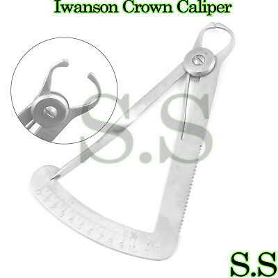 Iwanson Crown Caliper Metal Sharp Dental Instruments