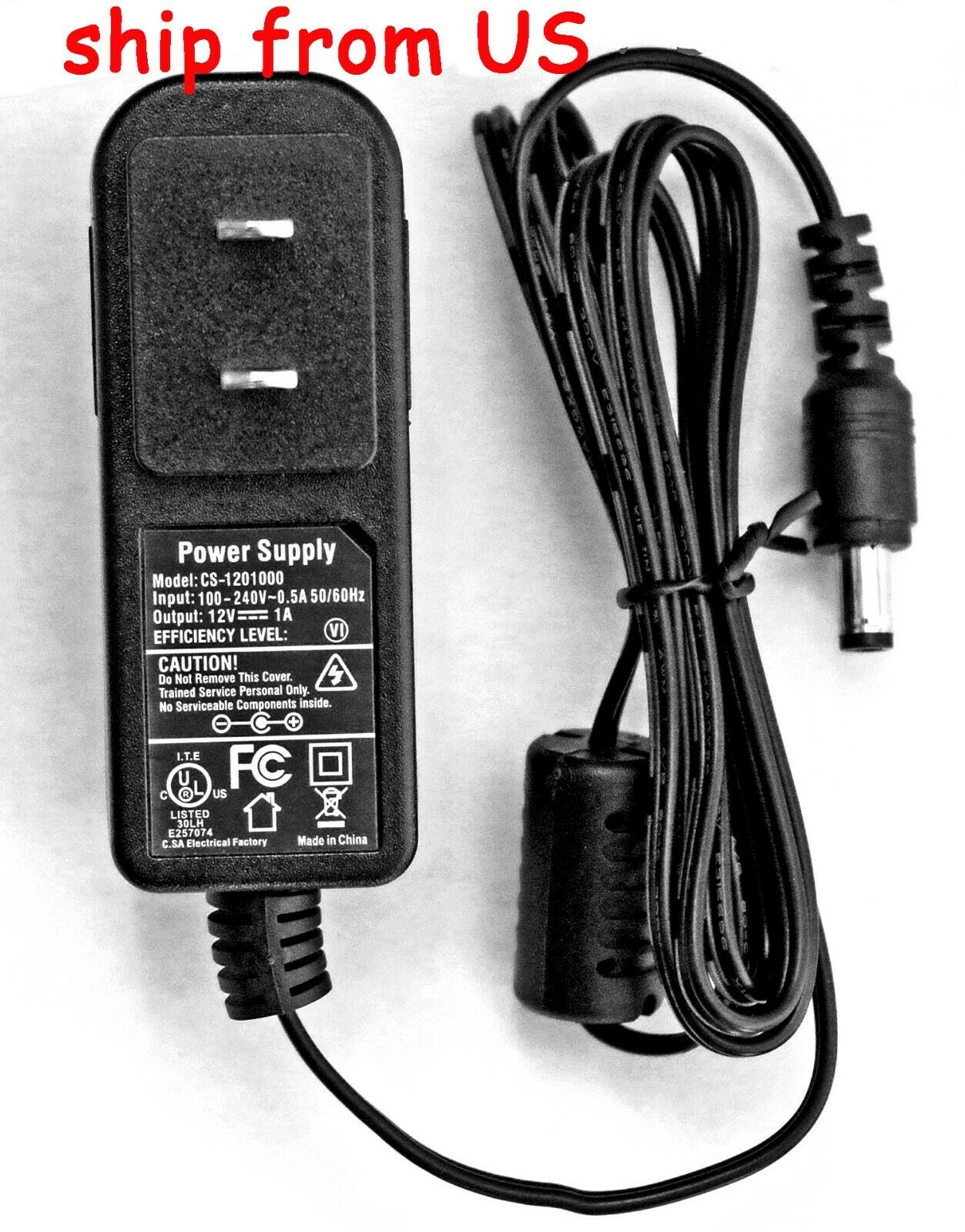Cs Power Supply Switching 12v 1a  Camera Adapter Cs-1201000 Camera Power Supply