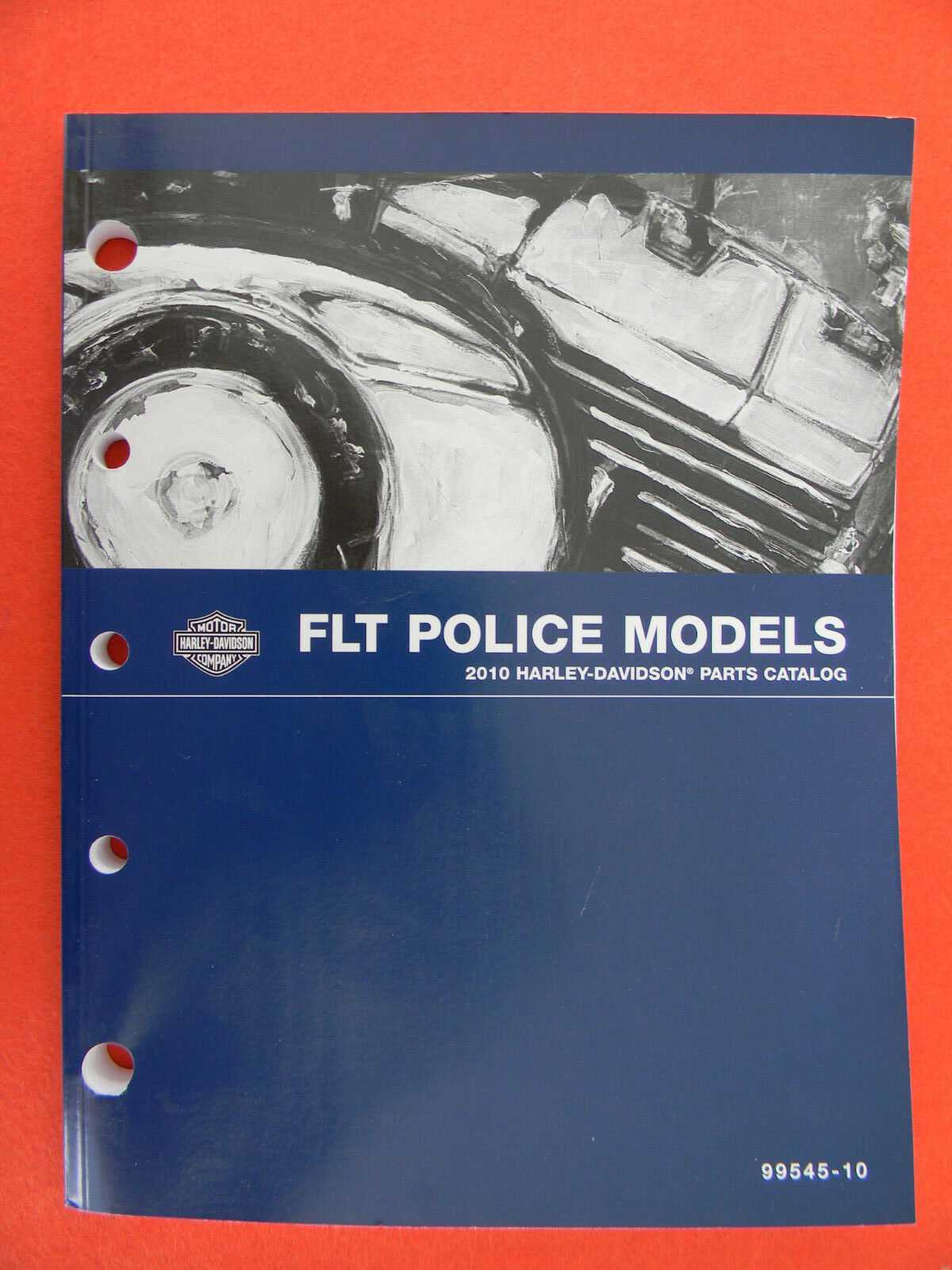 Harley Davidson 2010 Flt Police Models Parts Catalog   99545-10