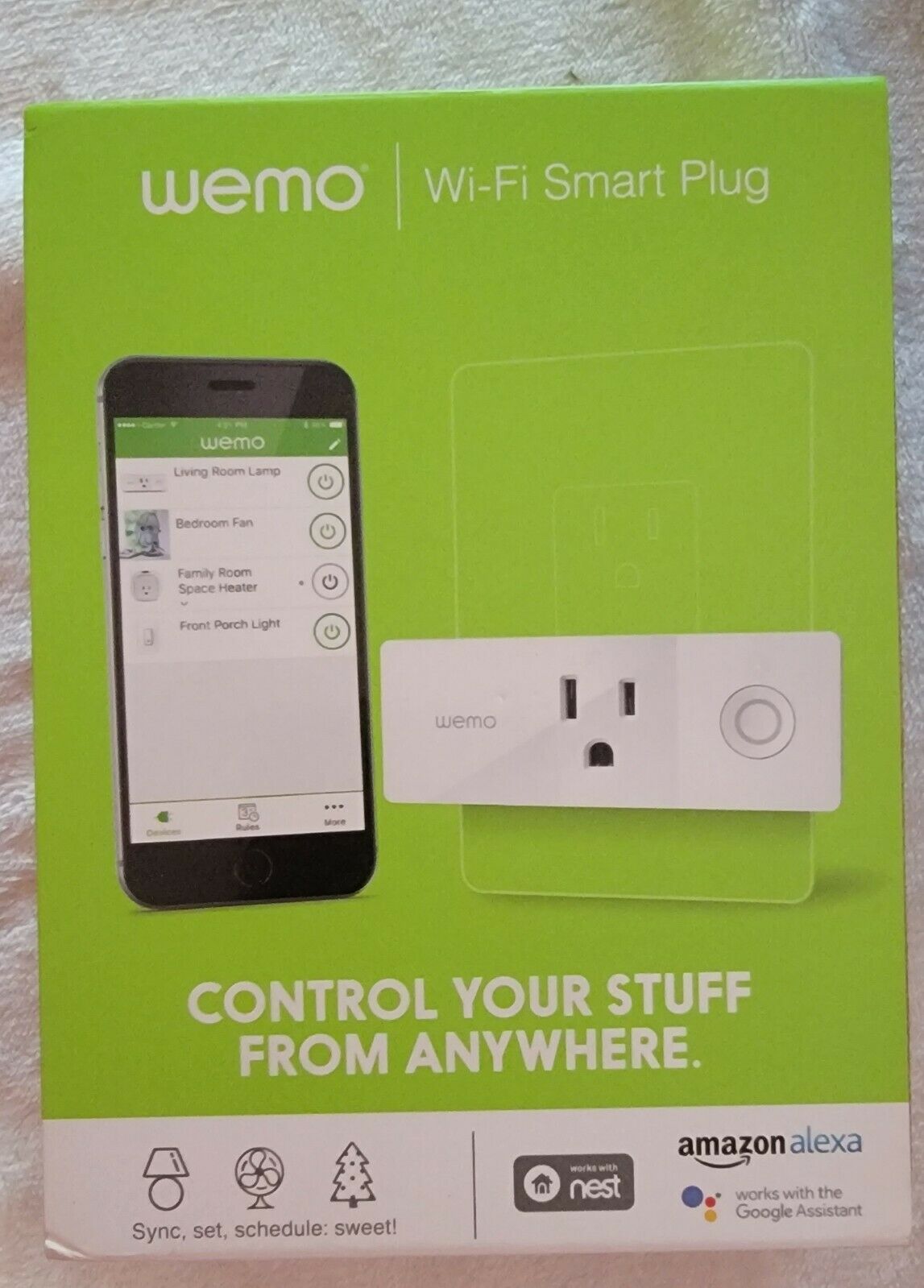 New! Wemo Mini Smart Plug, Wifi Enabled, Works With Alexa/google Assistant/apple