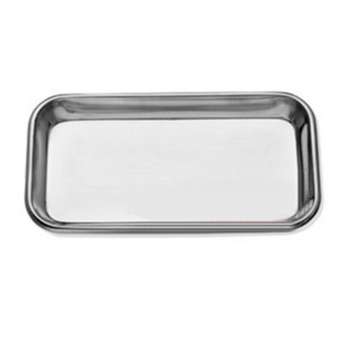 Portable Stainless Steel Medical Surgical Tray Dental Dish Lab Instrument Tools