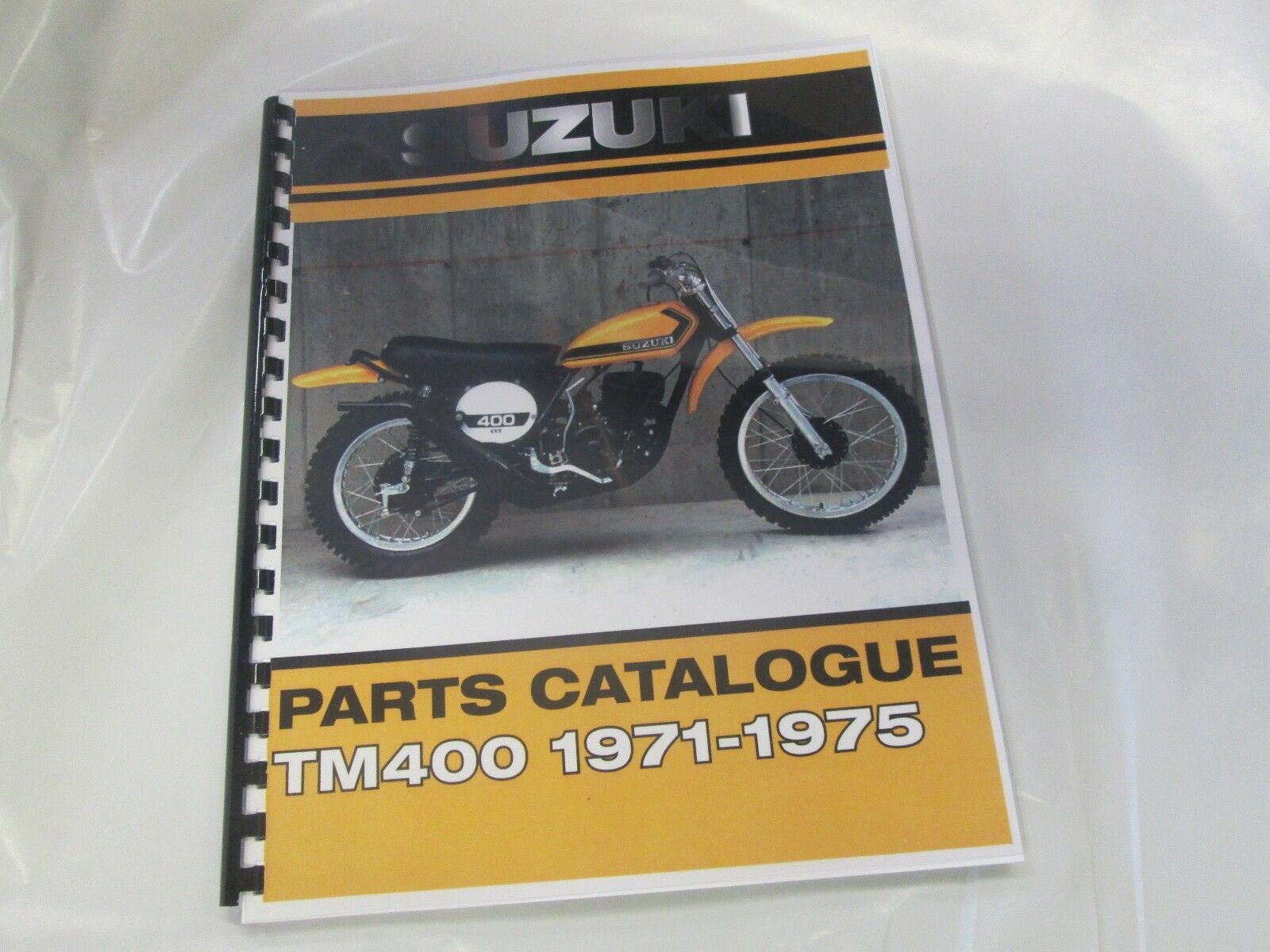 Suzuki Tm400  Parts Manual  1971,1972,1973,1974,1975