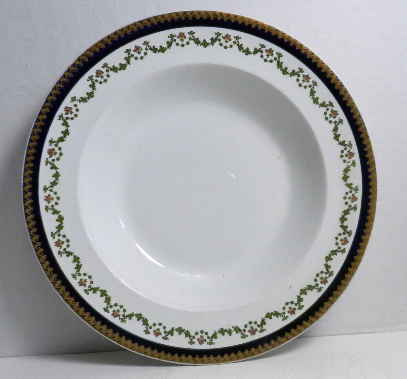 Pno-bx Booths Silicon China Or Repousse 10 3/4" Porcelain Soup Bowl Plate